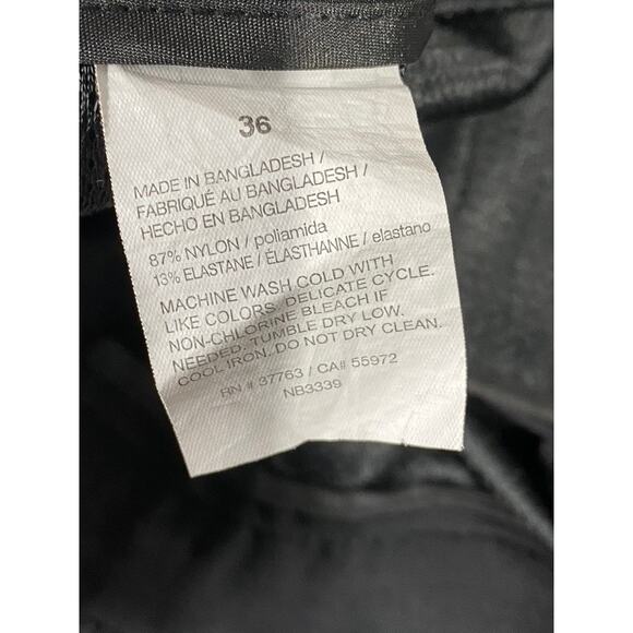 PERRY ELLIS PORTFOLIO Men's Black Solid Regular-Fit Stretch Tech Short SZ 36 - Picture 10 of 10